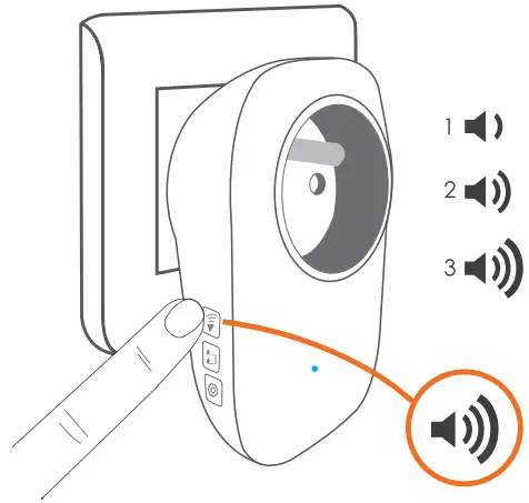 SCS Sentinel ecobell 100 Plug In Wireless Batteryless - Chime