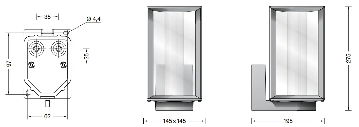 BEGA-31-072-Wall-Luminaire-fig-2