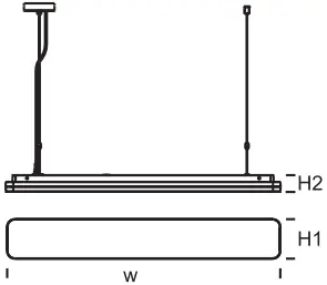 HALCYON LED336 1200mm Slice Long Batten A2