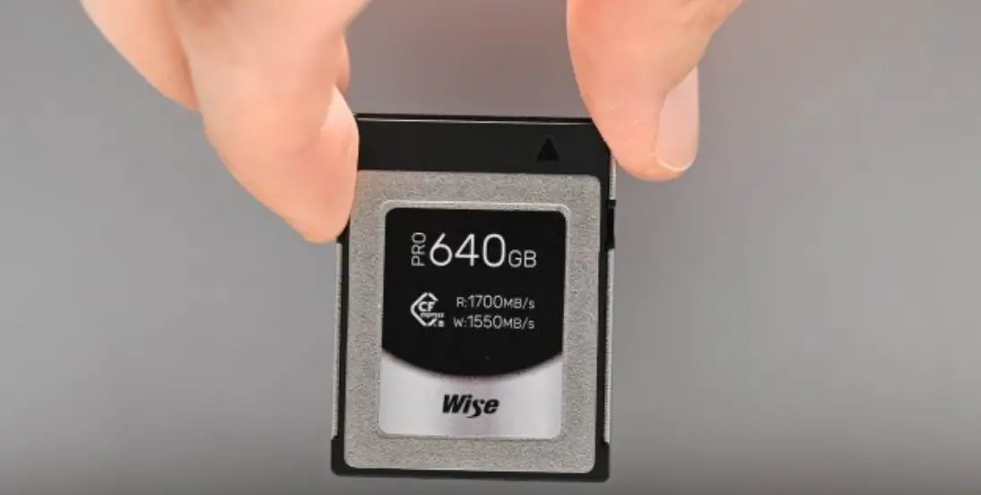 Wise Cfx-b Pro Cfexpress Series Type B Memory Card User Guide