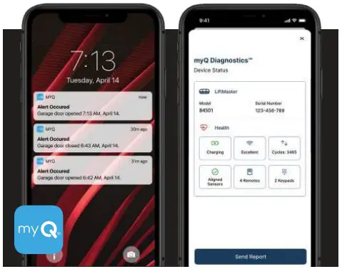 LiftMaster 87504 267 Secure View Smart Garage Opener with Built in Camera - fig 3