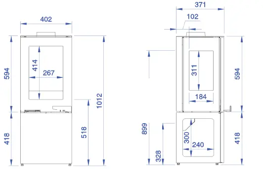 visionLINE-Pera-Freestanding-3-x-Sided-Wood-Fireplace-2
