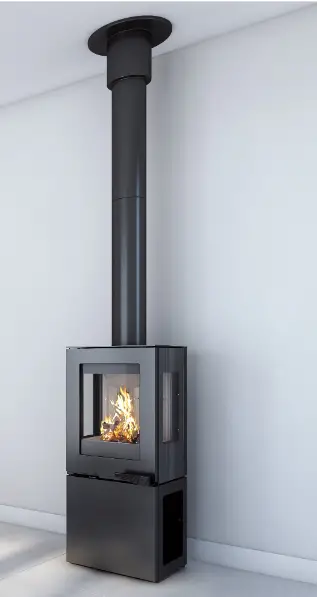 visionLINE-Pera-Freestanding-3-x-Sided-Wood-Fireplace-product-image