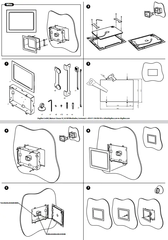 Whiz 2 iPad Wall Mount Integrated