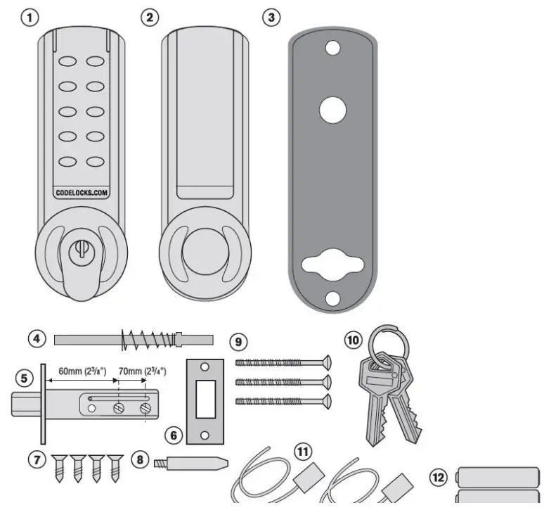 CODELOCKS-CL2210-Electronic-Mortise-Deadbolt-FIG 2