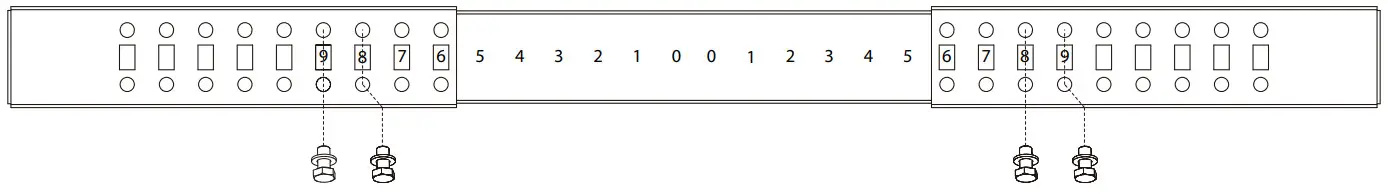 rocstor SolidRack Adjustable 4 Post Open Frame Server Rack - Section Assembly