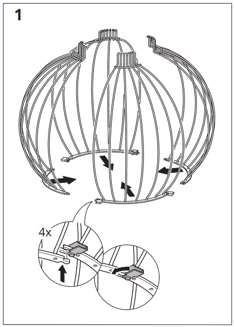 IKEA 405.049.99 GRINDFALLET Pendant Lamp - Figure2
