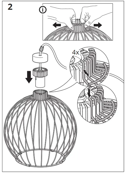 IKEA 405.049.99 GRINDFALLET Pendant Lamp - Figure3