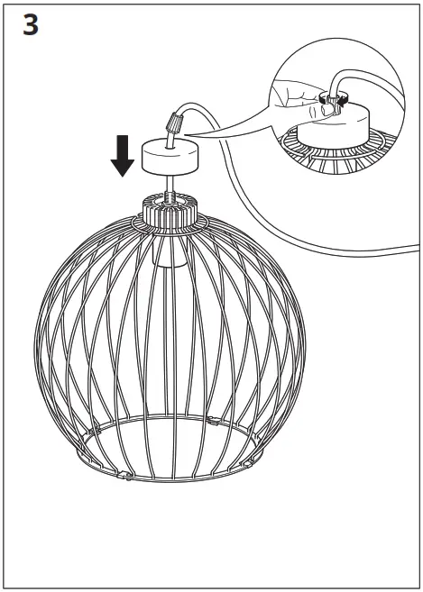 IKEA 405.049.99 GRINDFALLET Pendant Lamp - Figure4