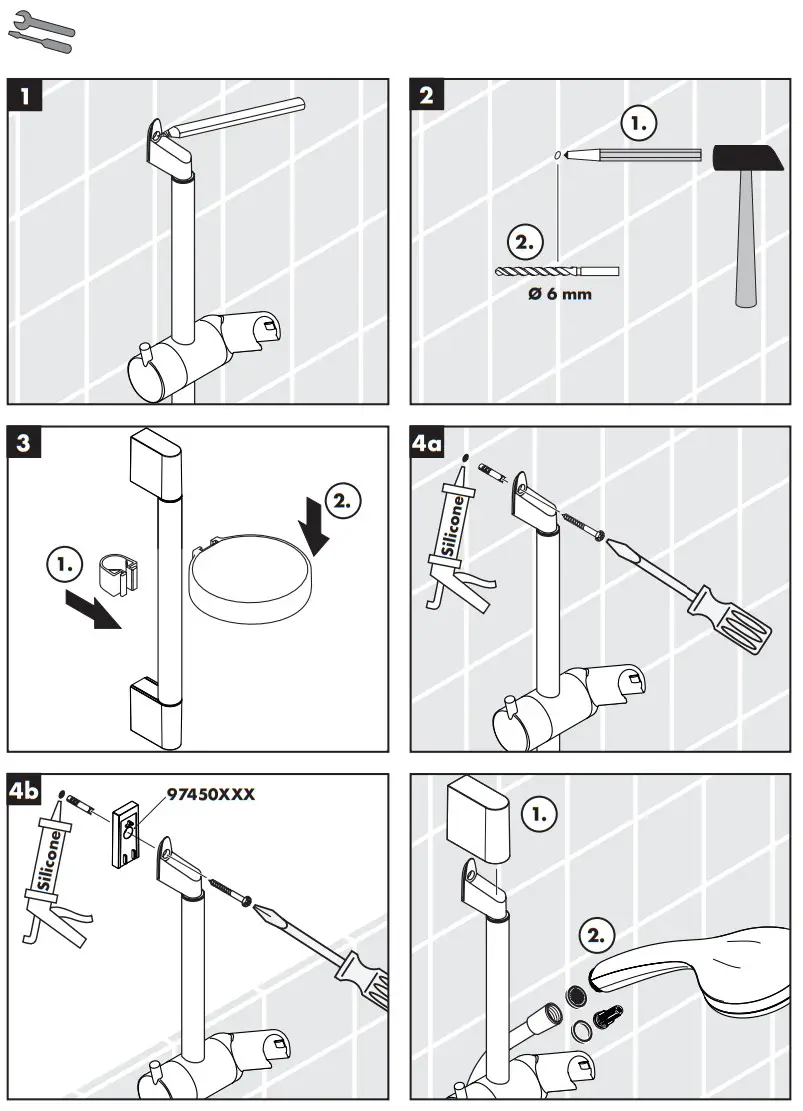 Hansgrohe 27774000 Unica'C Shower Set - fig 9