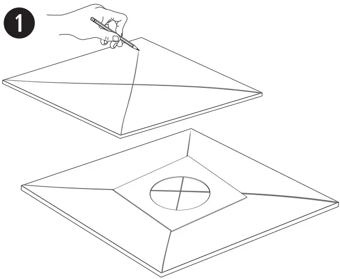 Cutting the Ceiling Tile