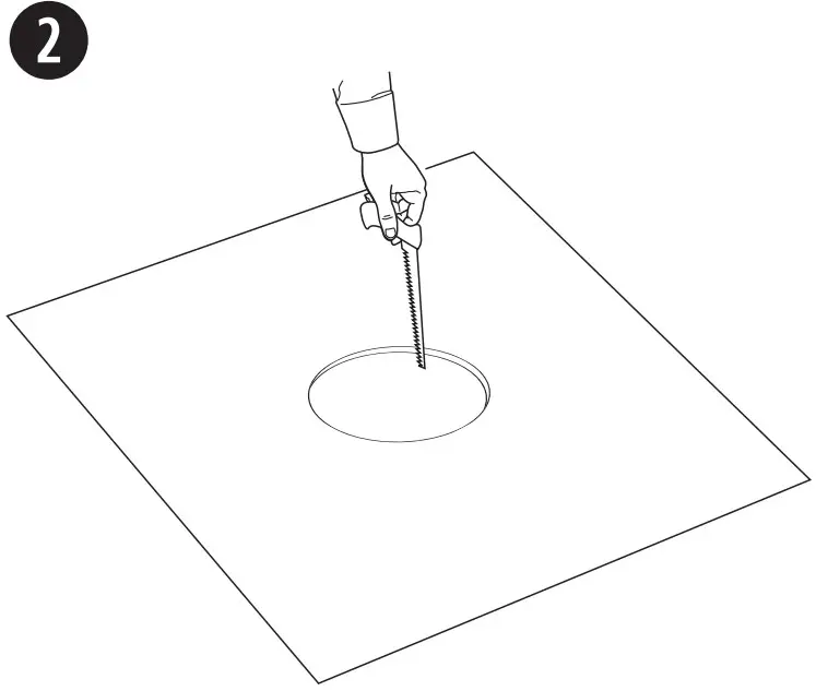 Cutting the Ceiling Tile