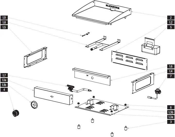 BLACKSTONE 1971 17 Inch Tabletop Griddle - a3