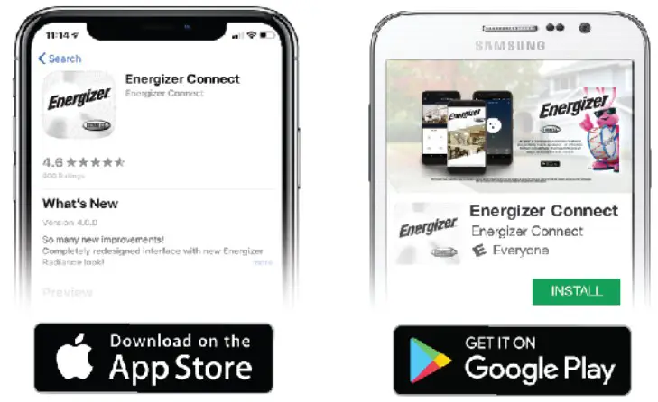 Energizer EIX11005 Smart WiFi Foldable Privacy Indoor Camera - CONNECT THE DEVICE 1
