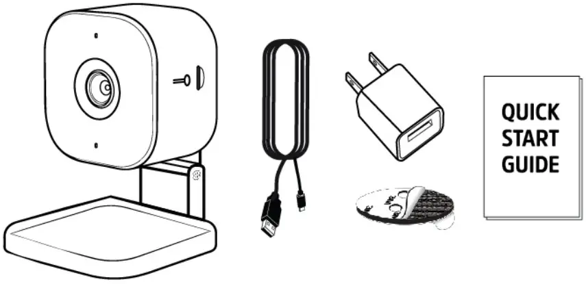 Energizer EIX11005 Smart WiFi Foldable Privacy Indoor Camera - GETTING STARTED 1