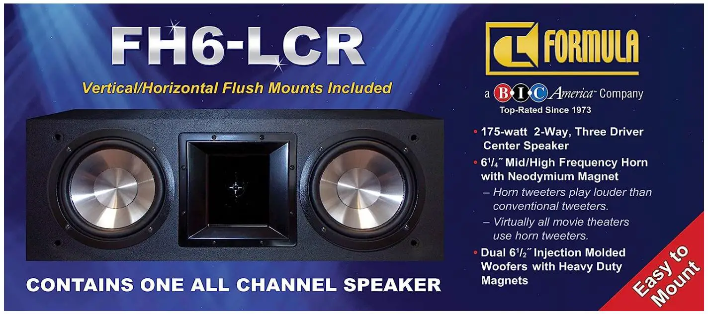 Formula FH6-LCR Channel Speaker-fig-1