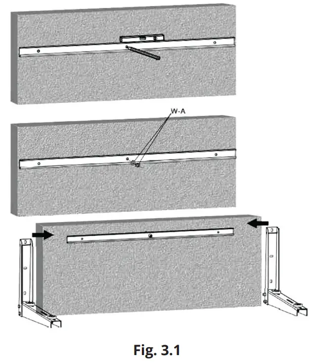 MRCOOL MB176 Condenser Wall Mounting Kit - Component 2