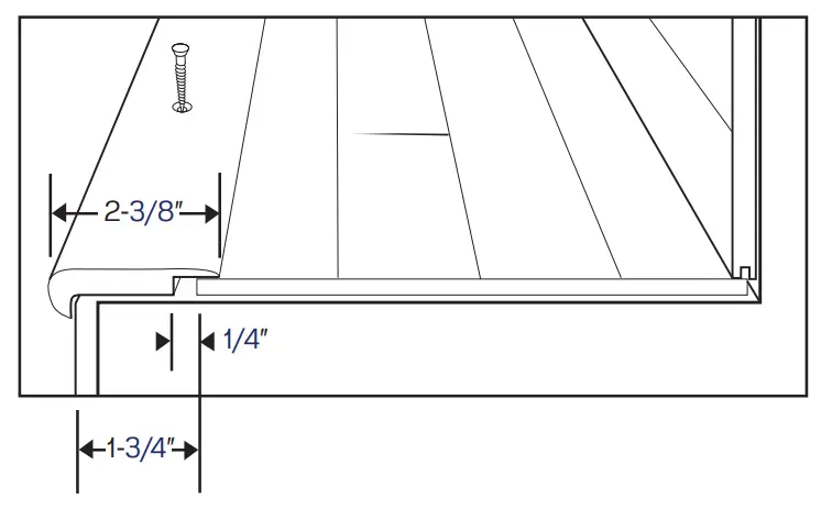 Step Down From a Floating Floor