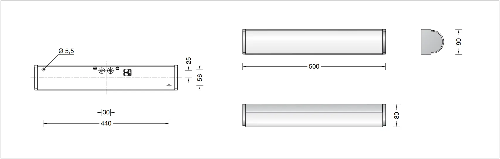 BEGA 50608 1 Wall luminaire For Indoor Use