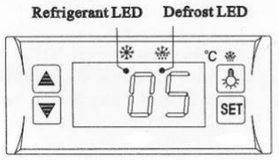 HAMOKI 251001 Four Sided Glass Display - Digital temperature