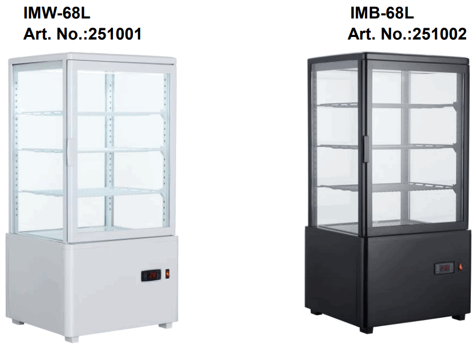 HAMOKI 251001 Four Sided Glass Display