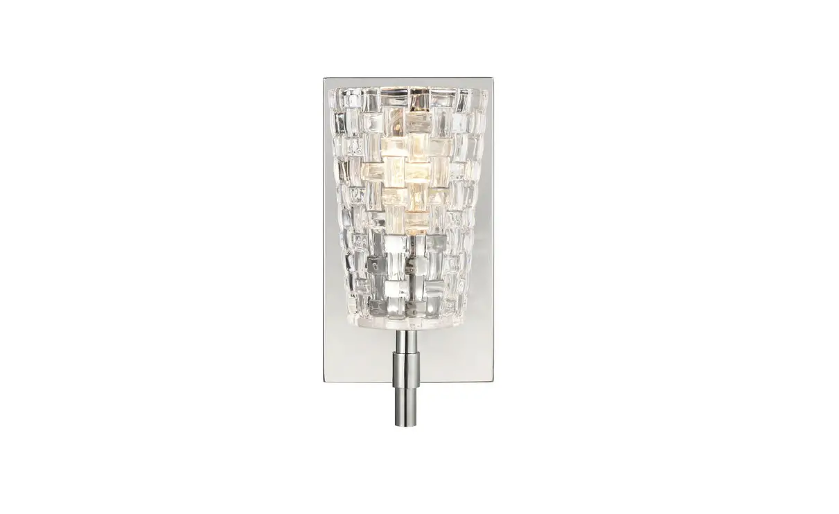 Elk Home 82180/1 Lightweave 1 Light 6 Inch Polished Nickel Vanity Light Wall Light Instruction Manual