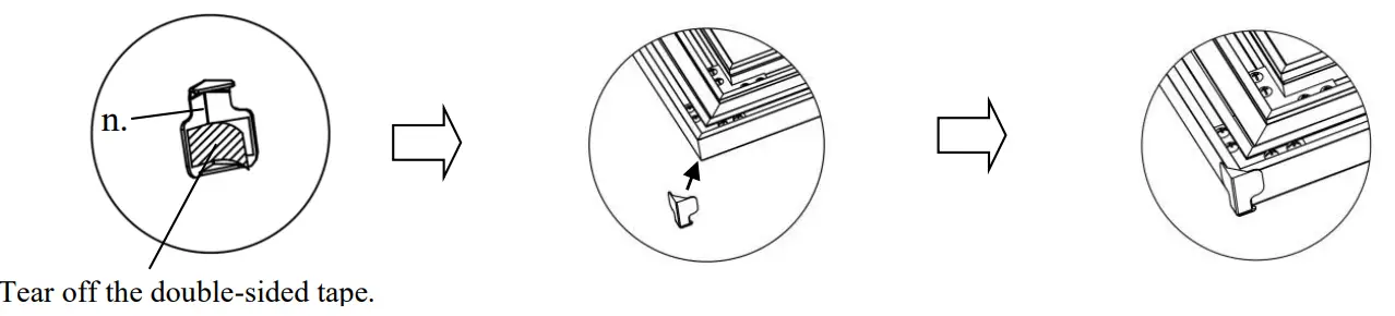 EPV Dark Star UST 2 eFinity EDGE FREE Ceiling Ambient Light Rejecting Fixed Frame Screen - Frame Assembly 12