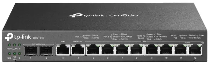 tp-link ER7212PC Omada 3-in-1 Gigabit VPN Router