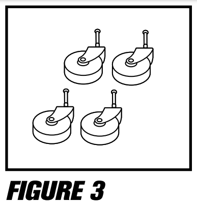 Shop-Vac EA14-C550A 6 Gallon 3.5 Peak Wet Dry Vacuum User Manual Assembly Caster System Assembly