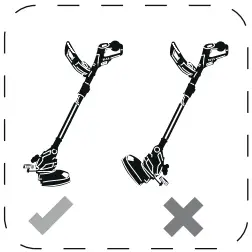 PARKSIDE 419713 Cordless Grass Trimmer - Icon 16