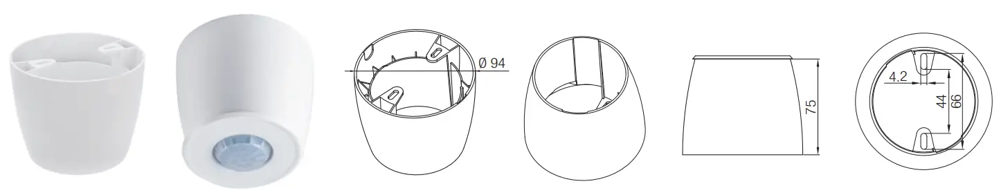HYTRONIK HIR32 Series Flush Mount PIR Motion Sensor - fig 11