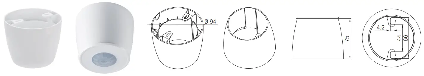 HYTRONIK HIR32 Series Flush Mount PIR Motion Sensor - fig 8
