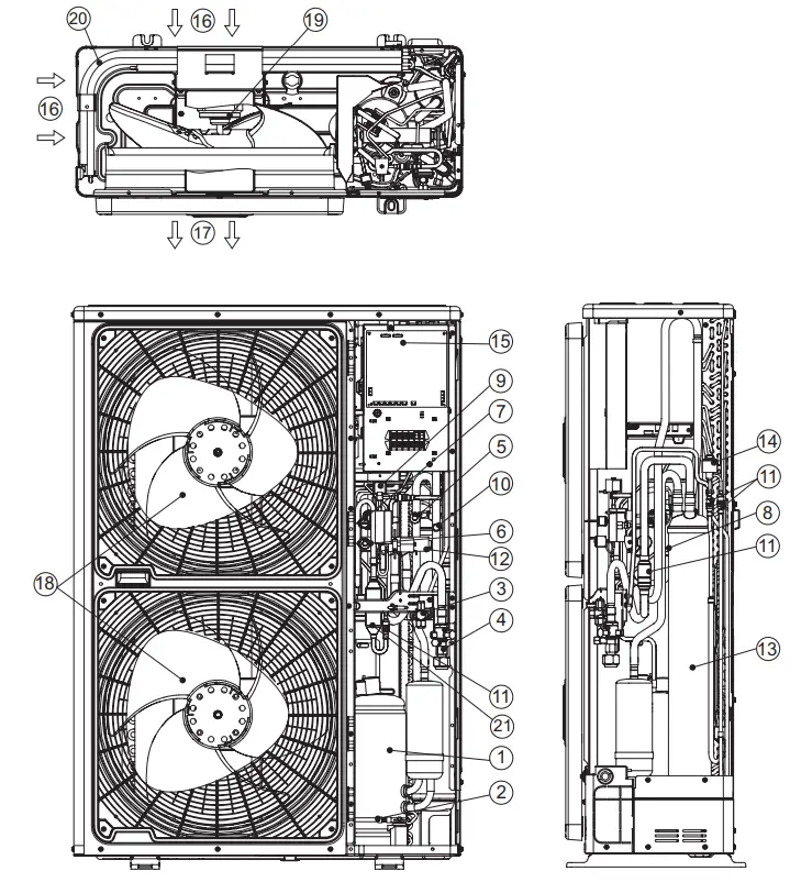 HITACHI RAS Series Set Free Mini Heat Pump System - fig 6