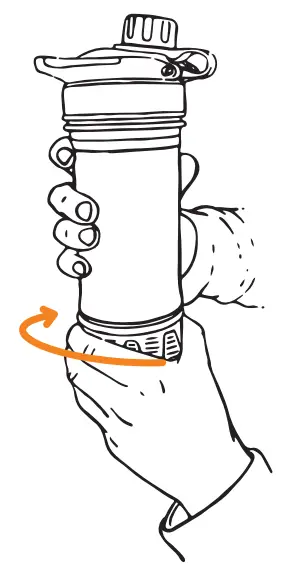 GRAYL GeoPress Filter and Purifier Bottle - CARTRIDGE REMOVAL