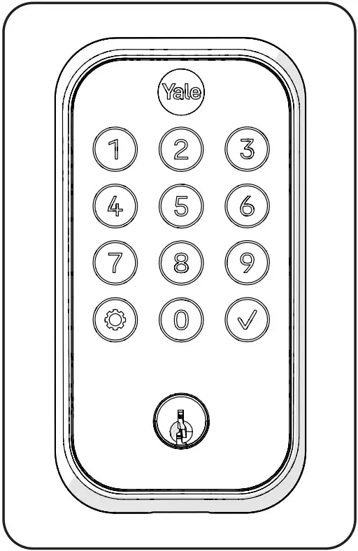 Yale YRD410 BLE 0BP Assure Lock 2 Keyed Deadbolt - fig 39