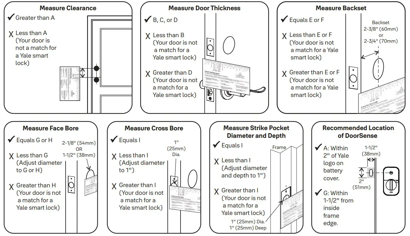 Yale YRD410 BLE 0BP Assure Lock 2 Keyed Deadbolt - fig 5