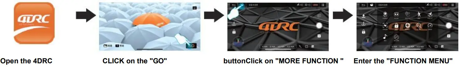 4DRC F3 4K GPS Drone with 4K Camera - Linking instructions