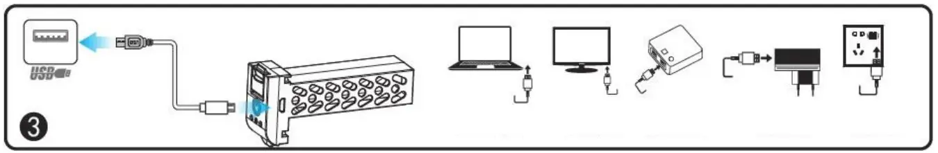 4DRC F3 4K GPS Drone with 4K Camera - USB interface