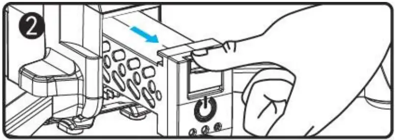 4DRC F3 4K GPS Drone with 4K Camera - battery lock 2