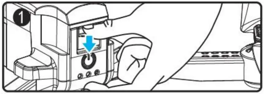 4DRC F3 4K GPS Drone with 4K Camera - battery lock