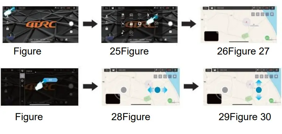 4DRC F3 4K GPS Drone with 4K Camera - circle