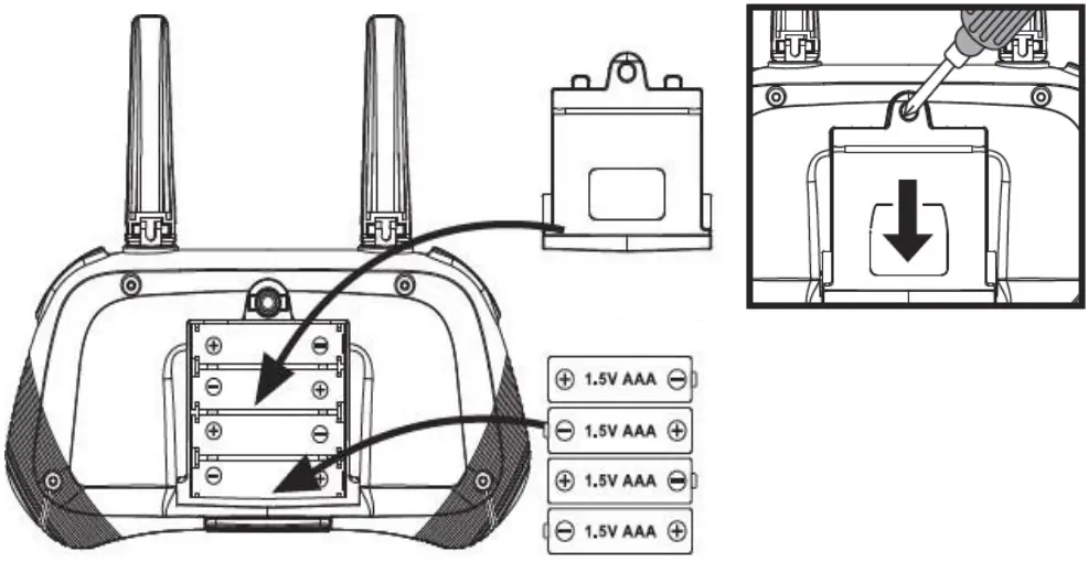 4DRC F3 4K GPS Drone with 4K Camera - control battery