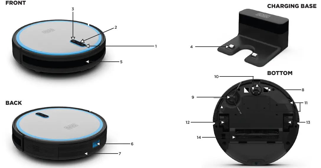 BLACK-DECKER-BDRV1-SLV-Auto-Charging-Pet-Robotic-Vacuum-with-HEPA-Filter-FIG-2