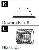 YOUKAIN-HDLP-10015AS-5-Light-Antique-Silver-Hanging-Chandelier-FIG 3