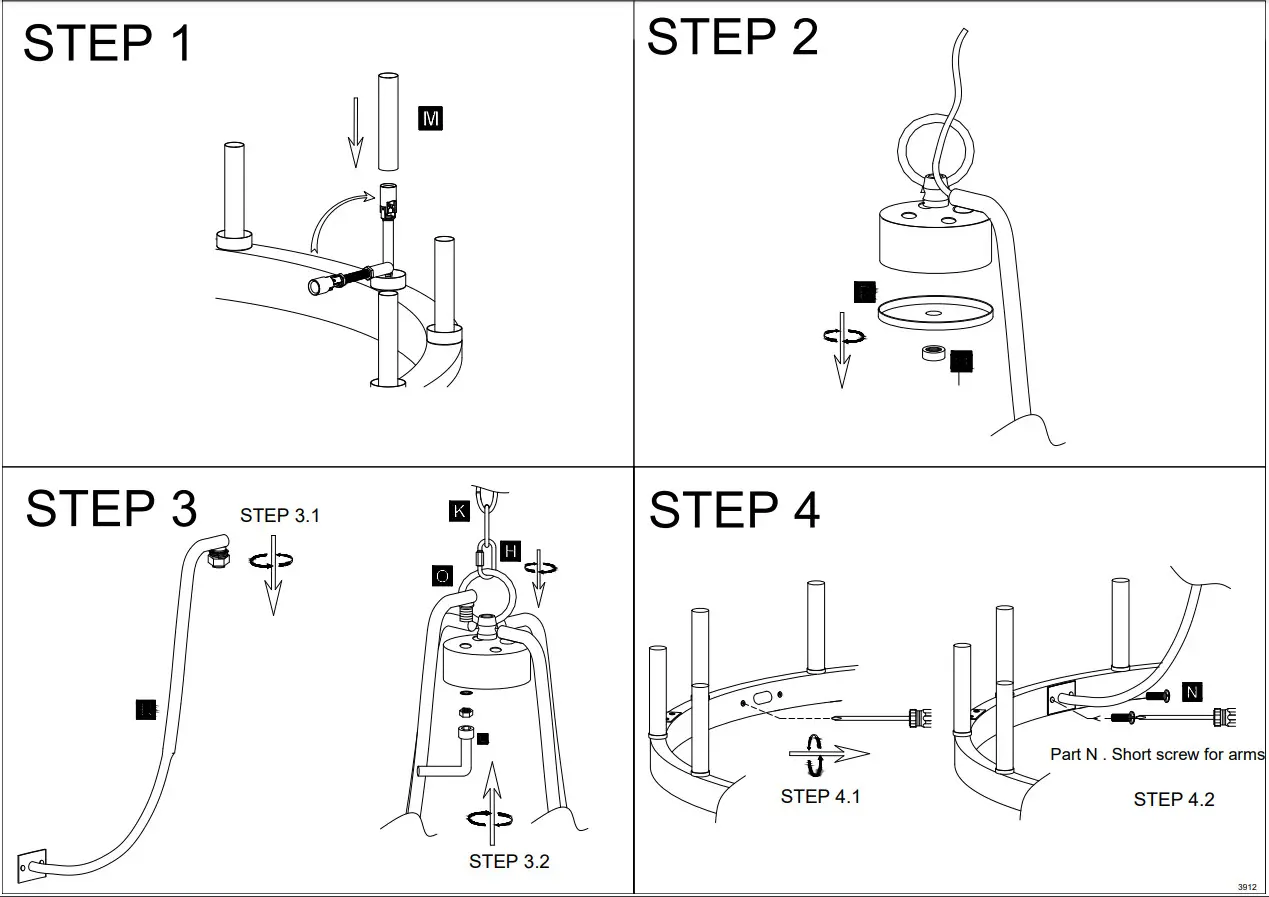 ACROMA 3912DRAZ 12 Lights 34In Wagon Wheel Modern Chandelier Driftwood - Figure 1