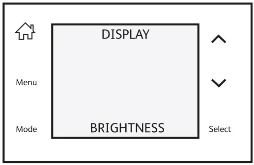 ESi Controls ESRTP4TOUCH Programmable Room Thermostat - Display Brightness 1