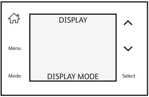 ESi Controls ESRTP4TOUCH Programmable Room Thermostat - Display Mode 1