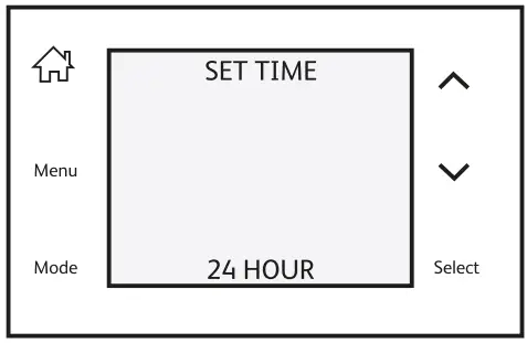 ESi Controls ESRTP4TOUCH Programmable Room Thermostat - Display