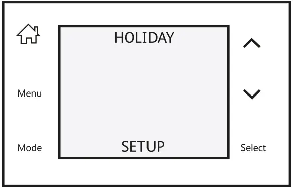 ESi Controls ESRTP4TOUCH Programmable Room Thermostat - Holiday Mode