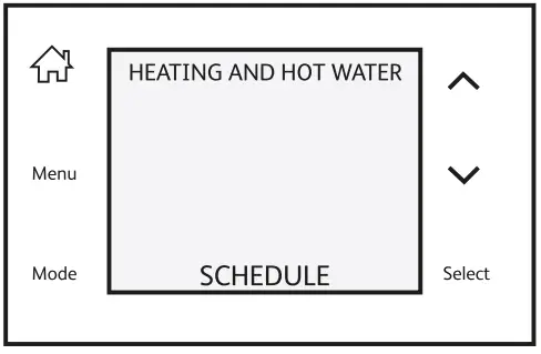 ESi Controls ESRTP4TOUCH Programmable Room Thermostat - Hot Water Schedule